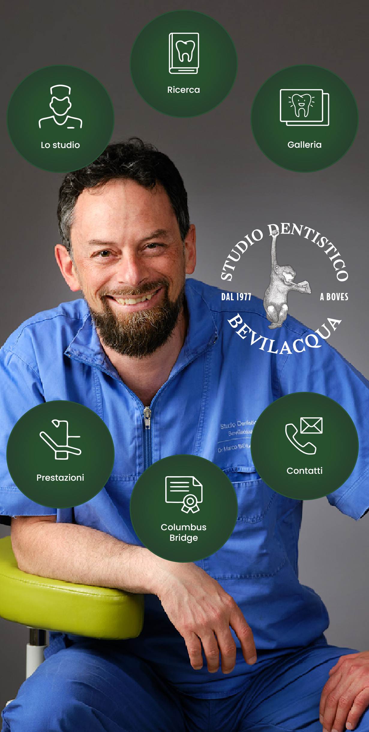 Immagine studio bevilacqua menu interattivo
